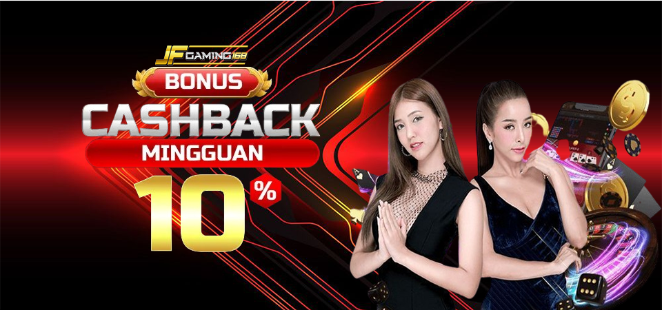 Bonus Cashback Mingguan 10%